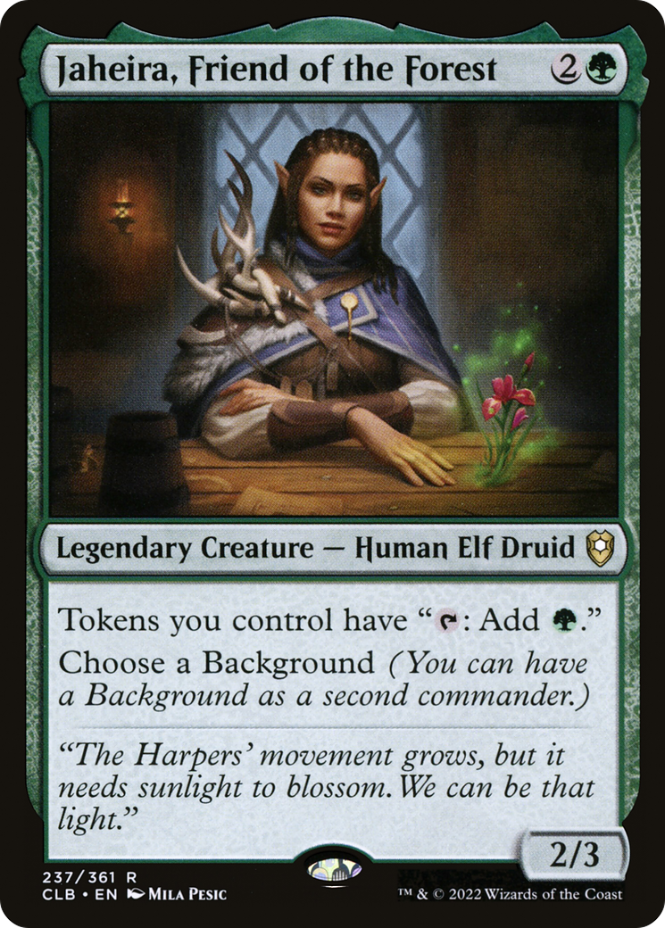 Jaheira, Friend of the Forest (CLB-237) (Foil)