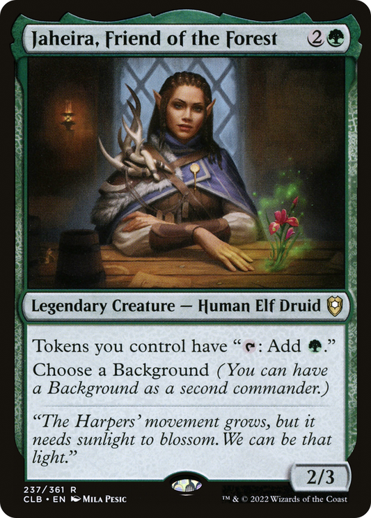 Jaheira, Friend of the Forest (CLB-237) (Foil)