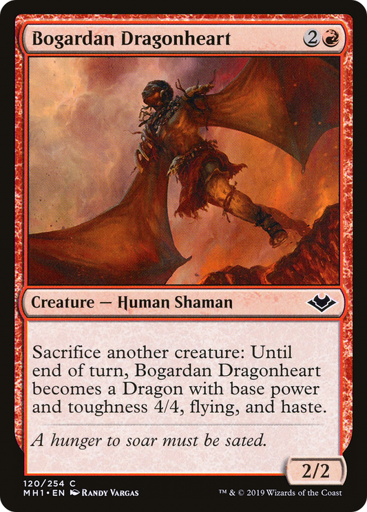 Bogardan Dragonheart (MH1-120) (Foil)