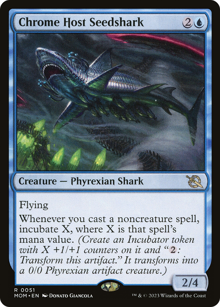 Chrome Host Seedshark (MOM-051) (Foil)