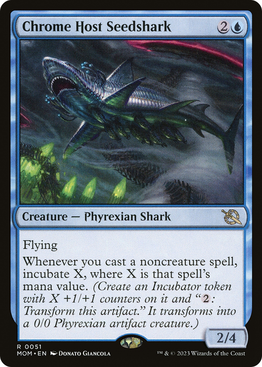 Chrome Host Seedshark (MOM-051) (Foil)