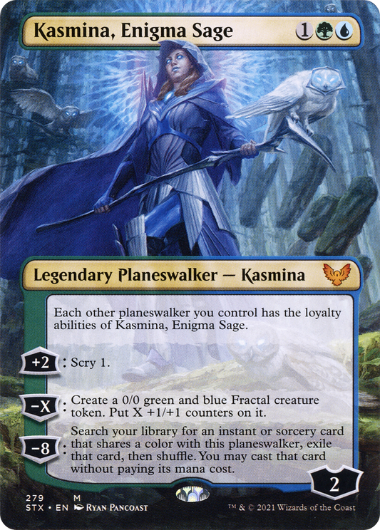 Kasmina, Enigma Sage (STX-279) (Borderless)