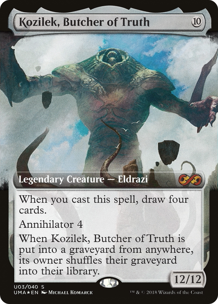 Kozilek, Butcher of Truth (UMA:BT-0U3) (Extended Art) (Foil)