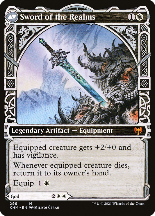 Halvar, God of Battle // Sword of the Realms (KHM-299) (Showcase) (Foil)