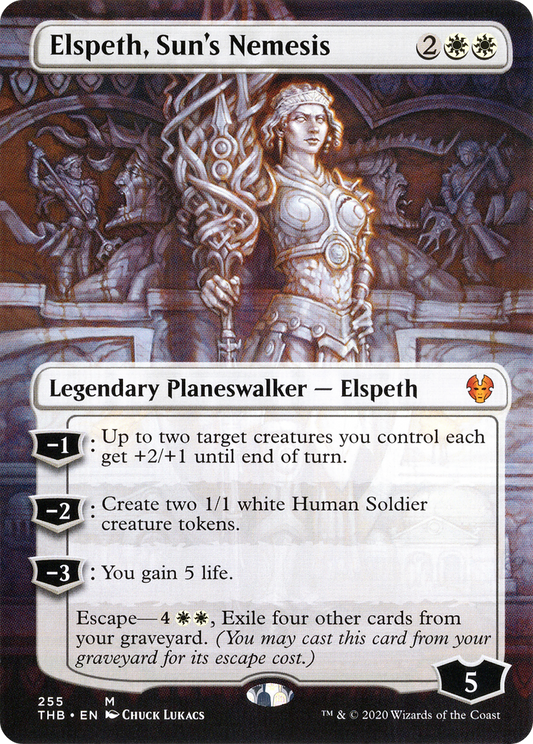 Elspeth, Sun's Nemesis (THB-255) (Borderless) (Foil)