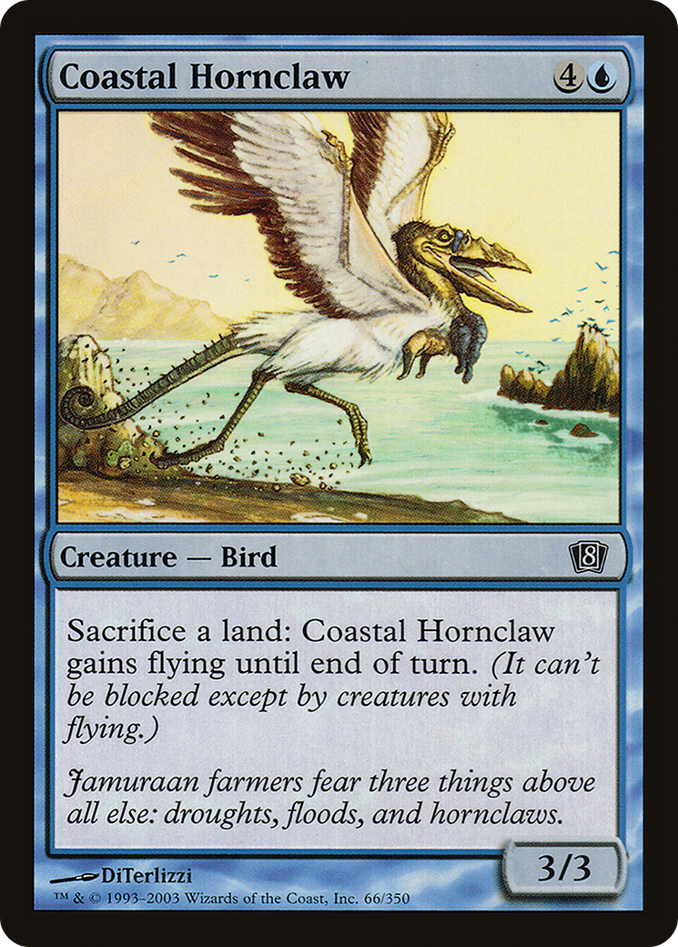 Coastal Hornclaw (8ED-66★) (Foil)