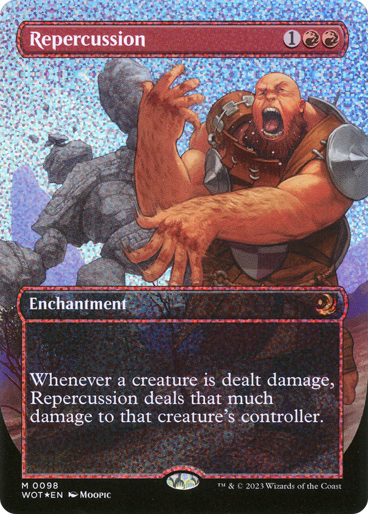 Repercussion (WOT-098) (Borderless) (Confetti Foil)