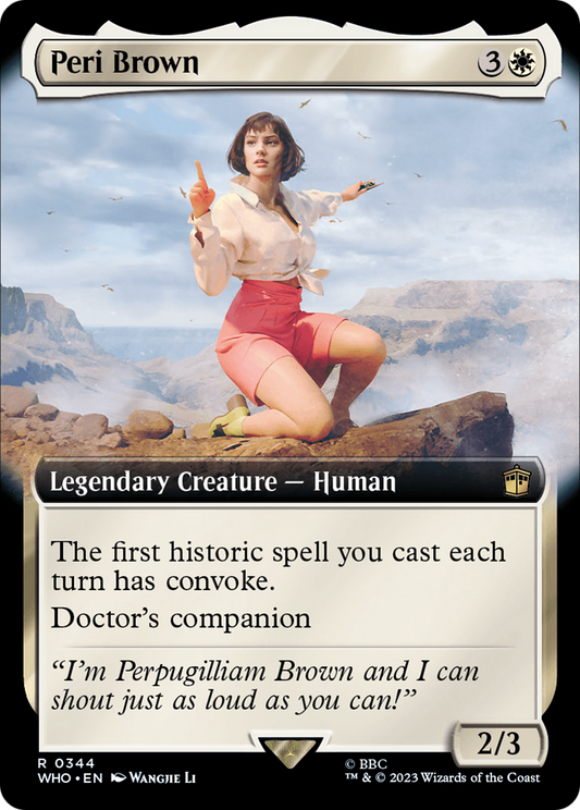Peri Brown (WHO-344) (Extended Art)