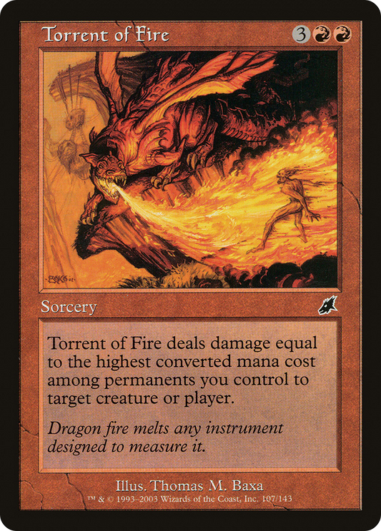 Torrent of Fire (SCG-107) (Foil)