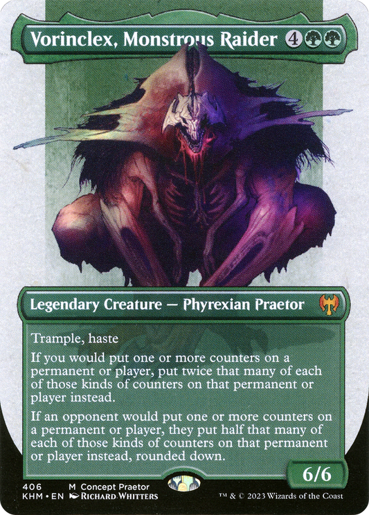 Vorinclex, Monstrous Raider (ONE-406) (Borderless) (Foil)