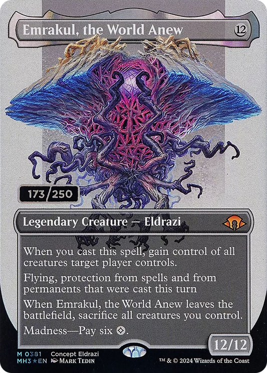 Emrakul, the World Anew (MH3-381Z) (Borderless) (Foil) (Serialized)