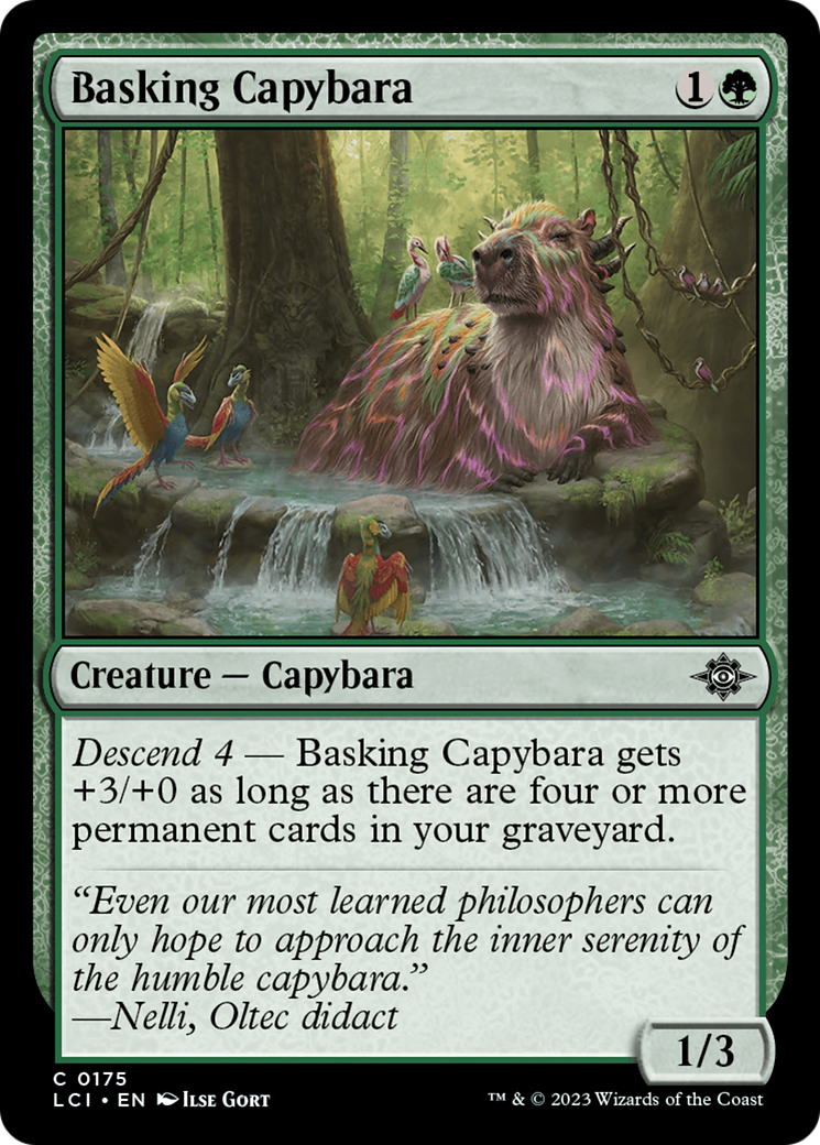 Basking Capybara (LCI-175) (Foil)