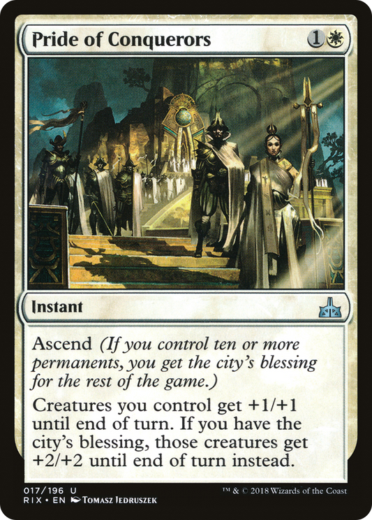 Pride of Conquerors (RIX-017) (Foil)