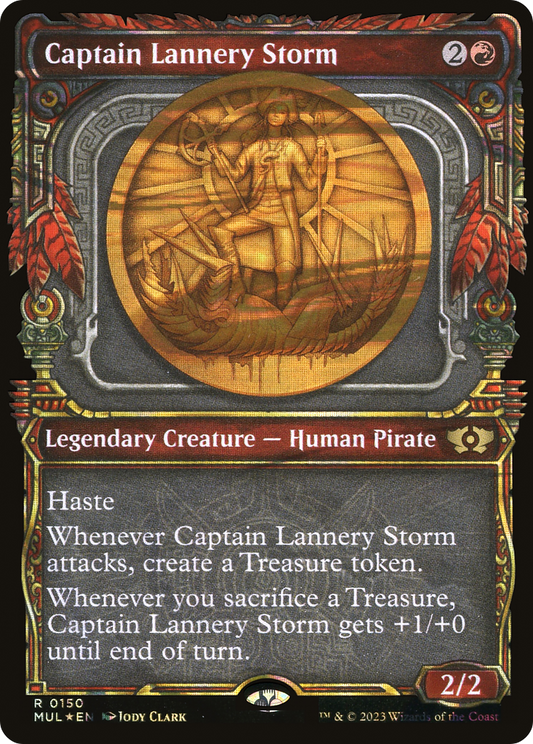 Captain Lannery Storm (MUL-150) (Showcase) (Halo Foil)