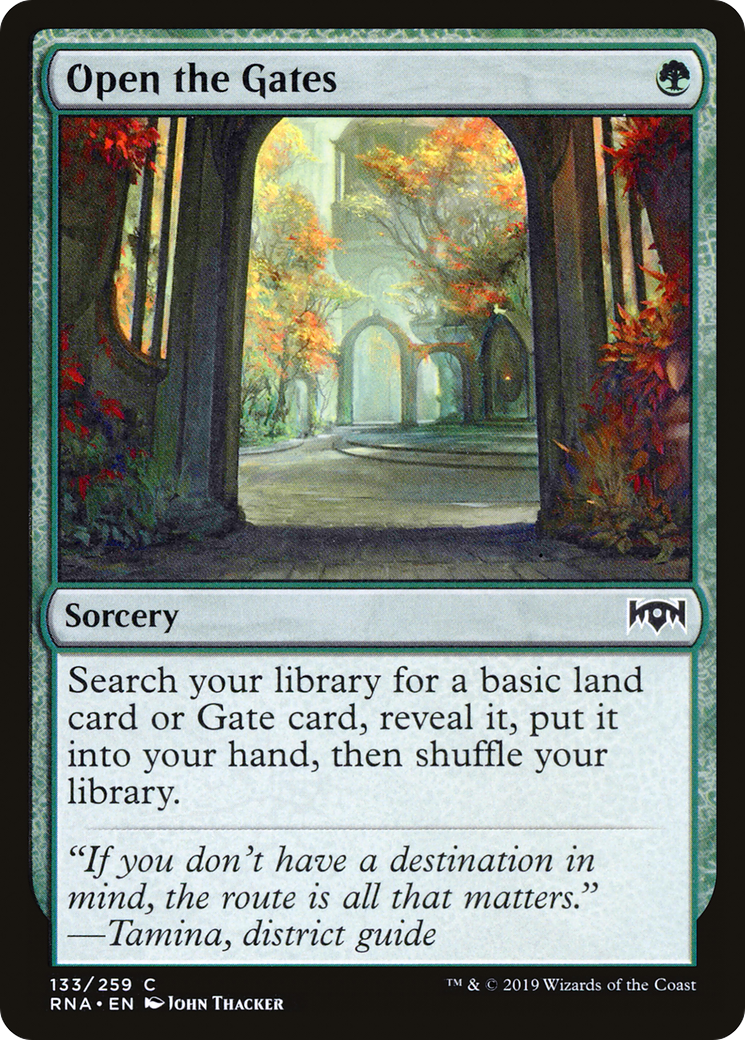 Open the Gates (RNA-133)
