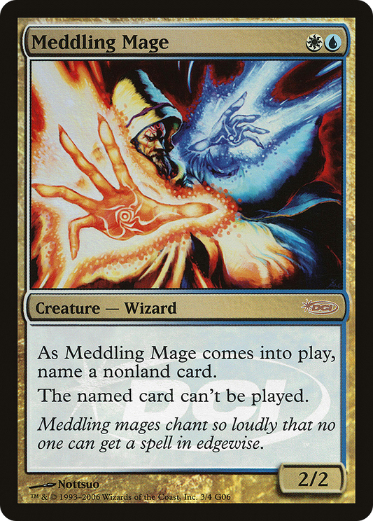 Meddling Mage (JDG-003) (Foil)