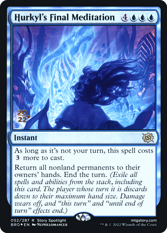 Hurkyl's Final Meditation (PRE-52S) (Foil)