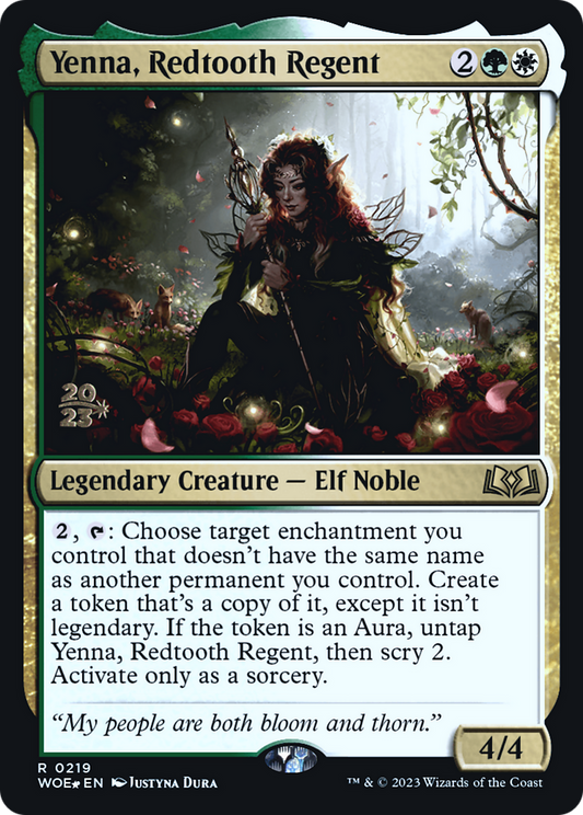 Yenna, Redtooth Regent (PRE-219S) (Foil)