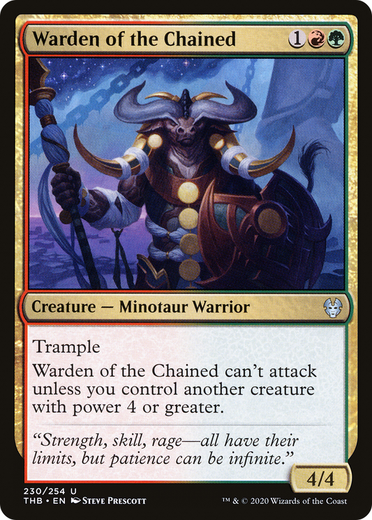 Warden of the Chained (THB-230) (Foil)