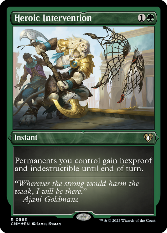 Heroic Intervention (CMM-563) (Etched Foil)