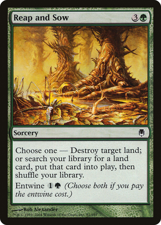 Reap and Sow (DST-081) (Foil)