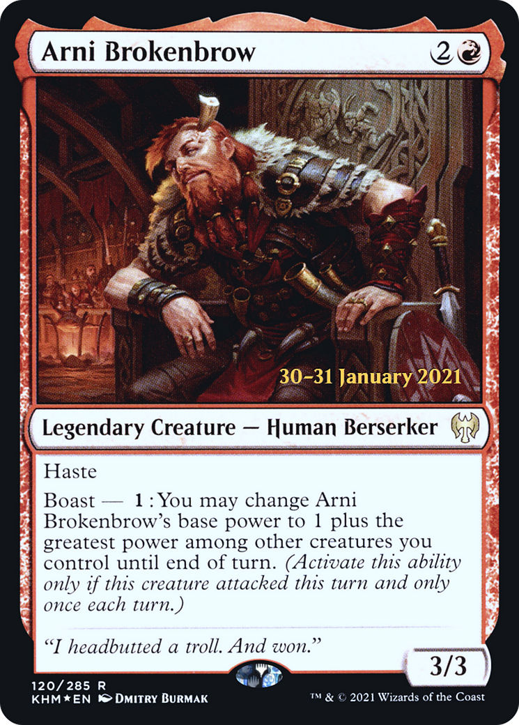 Arni Brokenbrow (PRE-120S) (Foil)