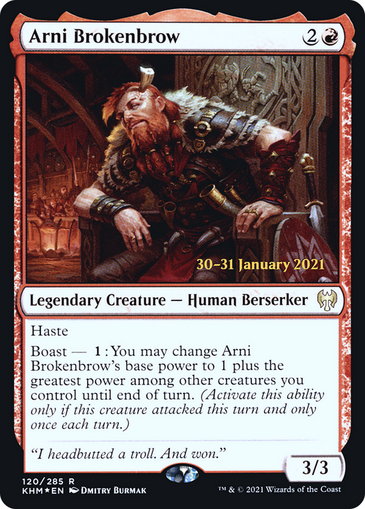 Arni Brokenbrow (PRE-120S) (Foil)