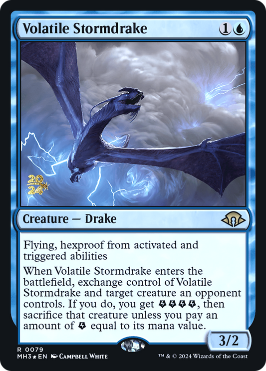 Volatile Stormdrake (PRE-79S) (Foil)