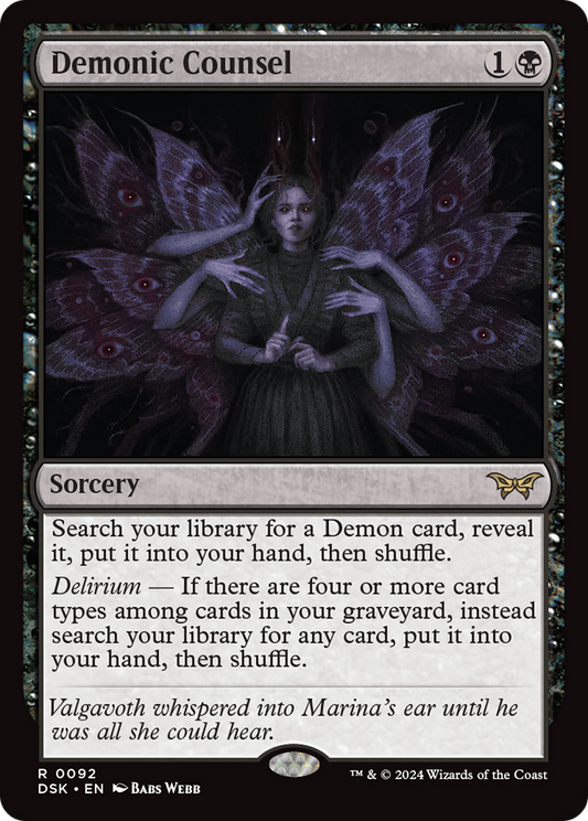 Demonic Counsel (DSK-092) (Foil)