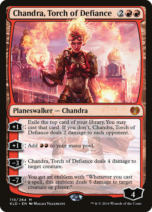 Chandra, Torch of Defiance (KLD-110) (Foil)