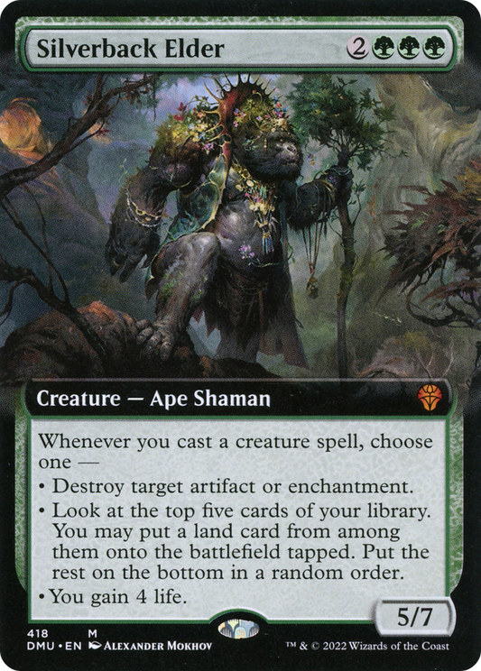 Silverback Elder (DMU-418) (Extended Art) (Foil)