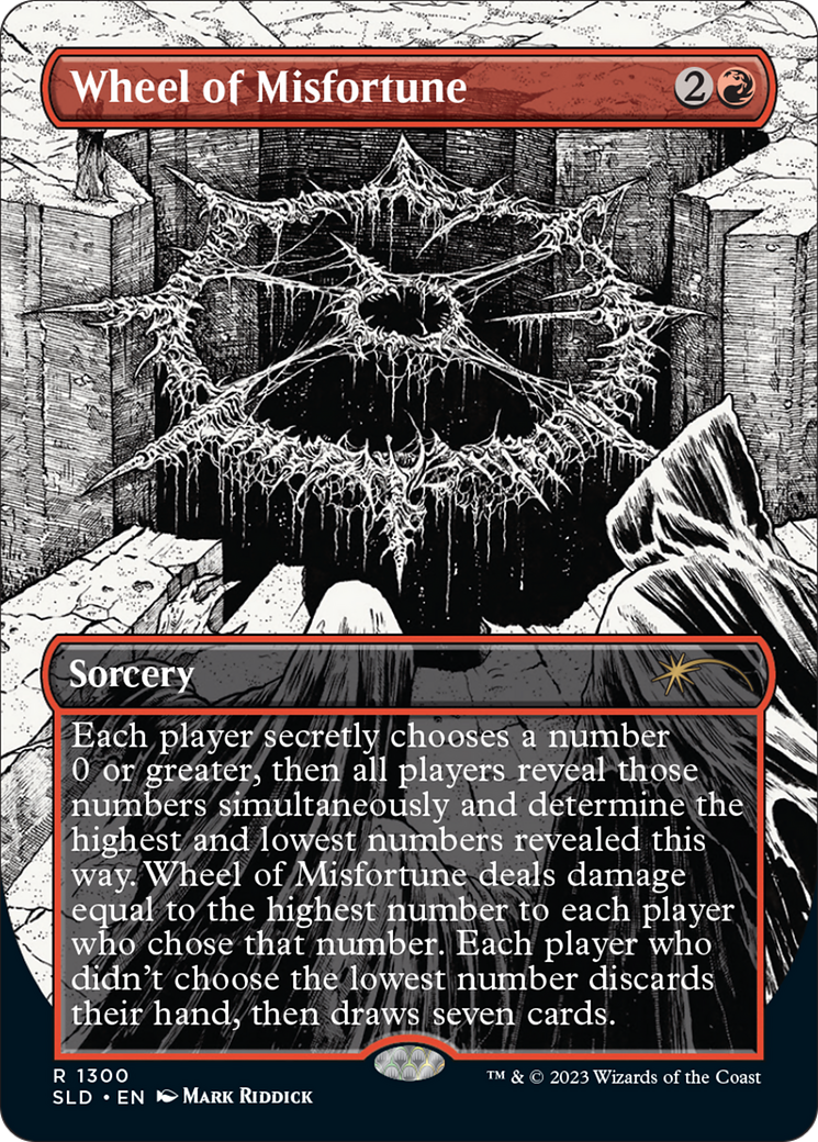 Wheel of Misfortune (SLD-1300) (Borderless) (Foil)