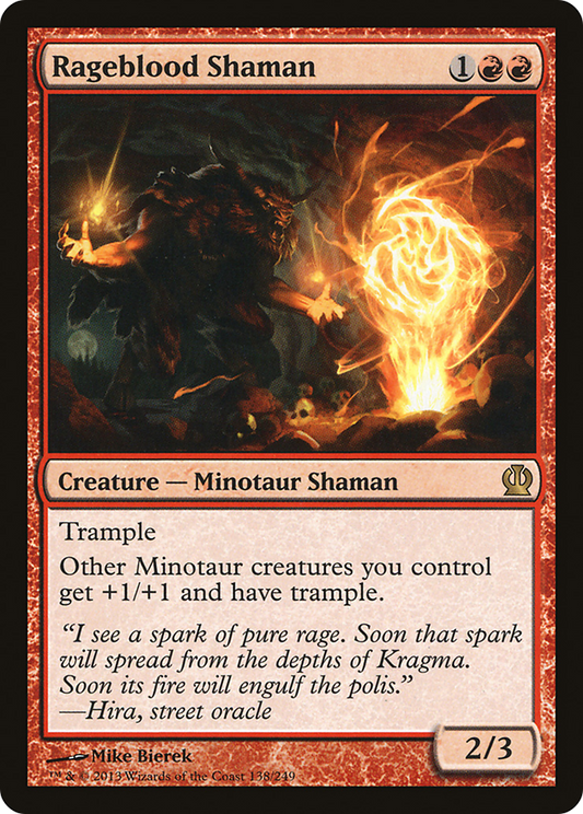 Rageblood Shaman (THS-138) (Foil)
