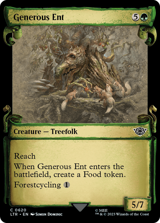 Generous Ent (LTR-620) (Showcase) (Scroll) (Foil)