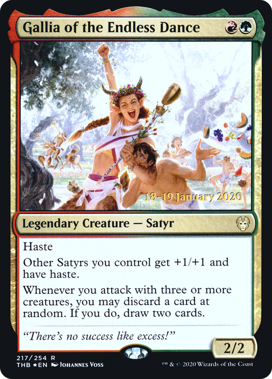 Gallia of the Endless Dance (PRE-217S) (Foil)