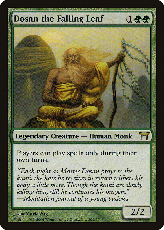 Dosan the Falling Leaf (CHK-205) (Foil)