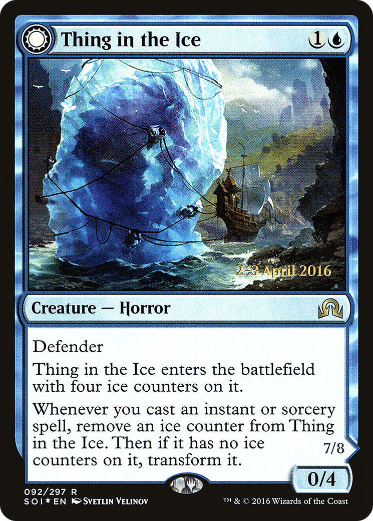 Thing in the Ice // Awoken Horror (PRE-92S) (Foil)