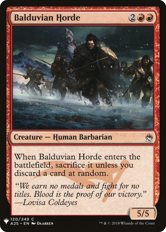 Balduvian Horde (LIST-A25-120)