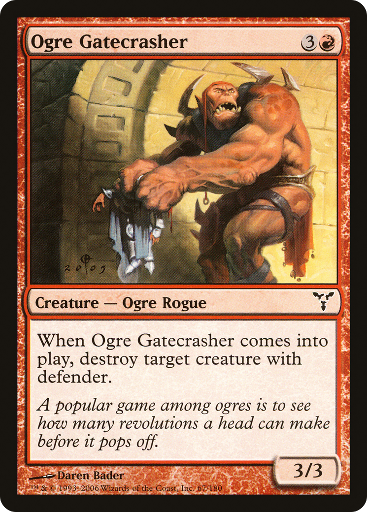 Ogre Gatecrasher (DIS-067) (Foil)