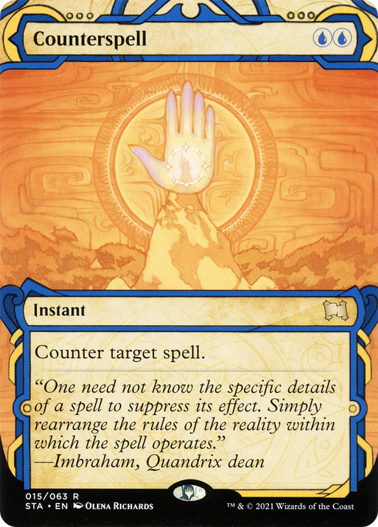 Counterspell (STA-015) (Showcase) (Borderless)