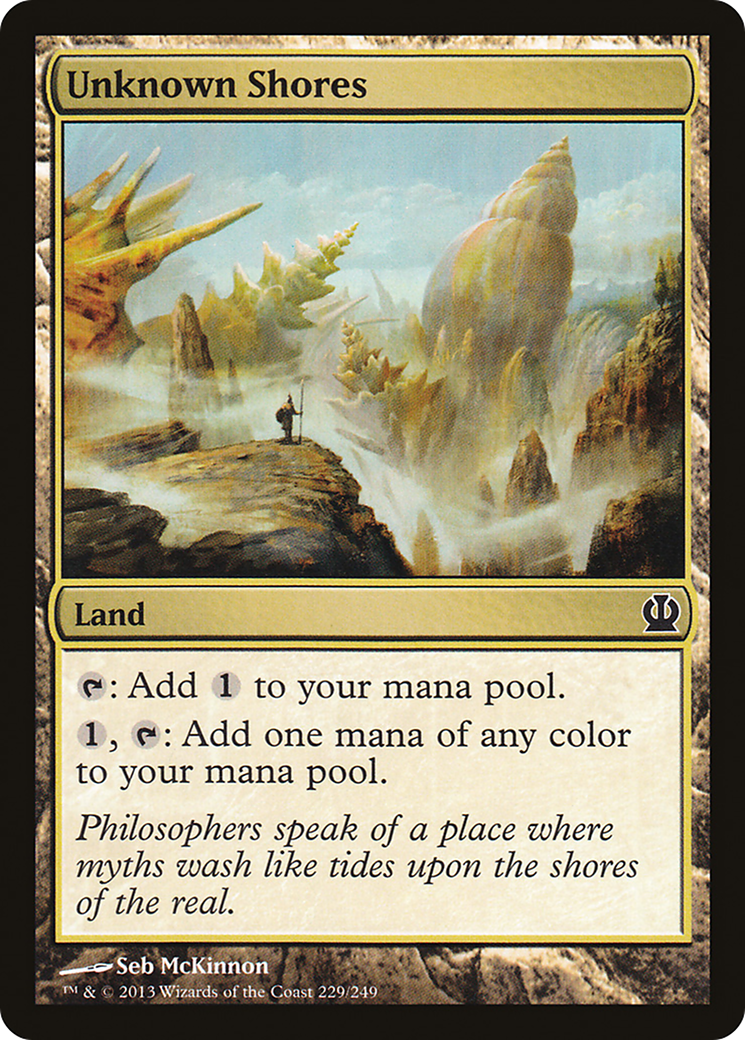 Unknown Shores (THS-229) (Foil)