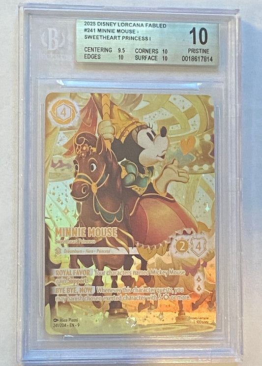 Minnie Mouse - Sweetheart Princess (Iconic) (9-241) (Holofoil) [GRADED]
