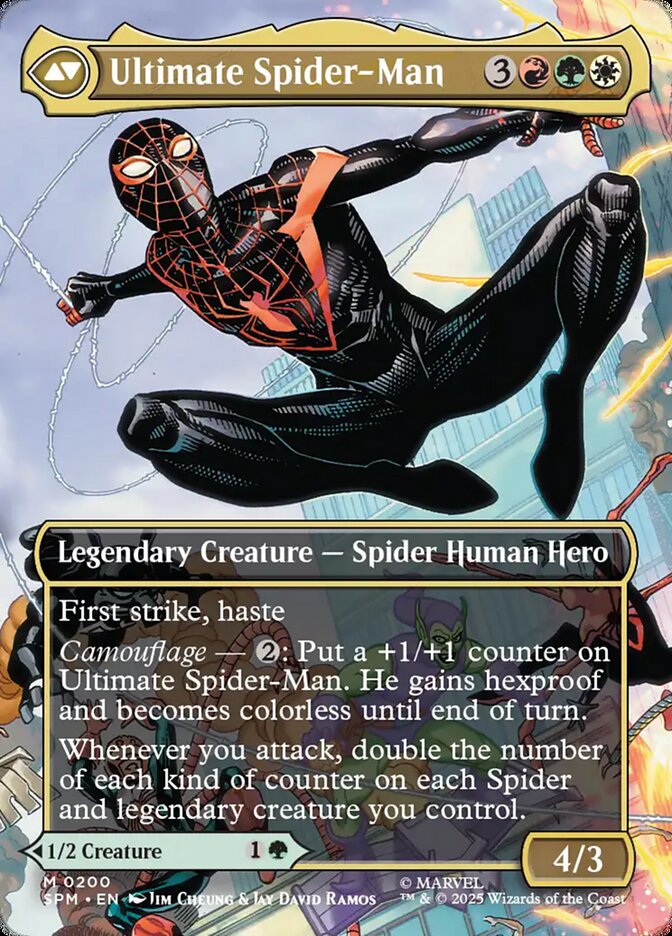 Miles Morales (0200) (Borderless) (SPM-200) (Foil)