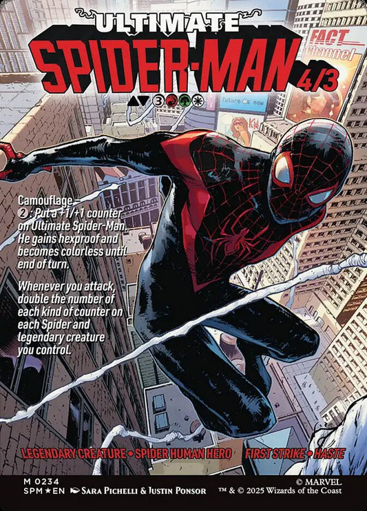 Miles Morales (0234) (Borderless) (SPM-234) (Foil)