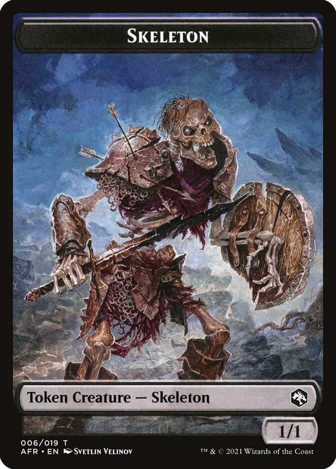 Lost Mine of Phandelver // Skeleton Double-Sided Token (TAFR-21 // 6)